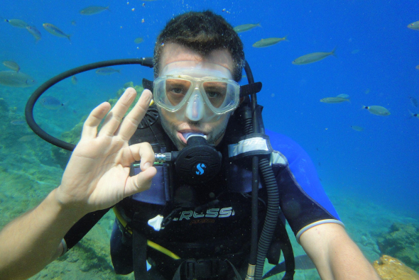 Adam Sutton diving
